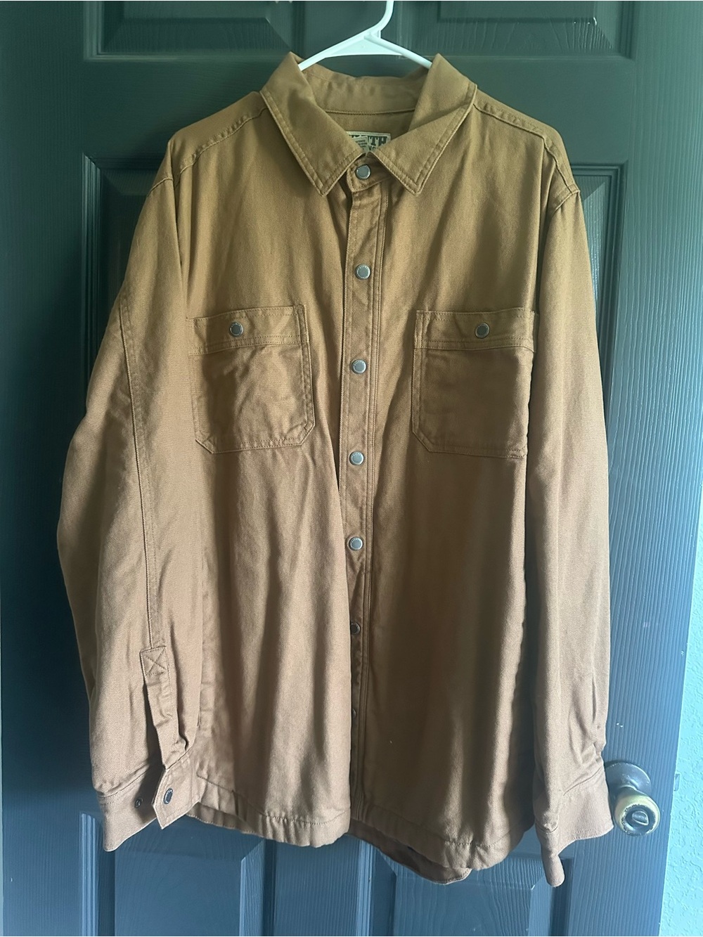 Duluth Trading Co. Men’s Canvas Work Jacket in Brown